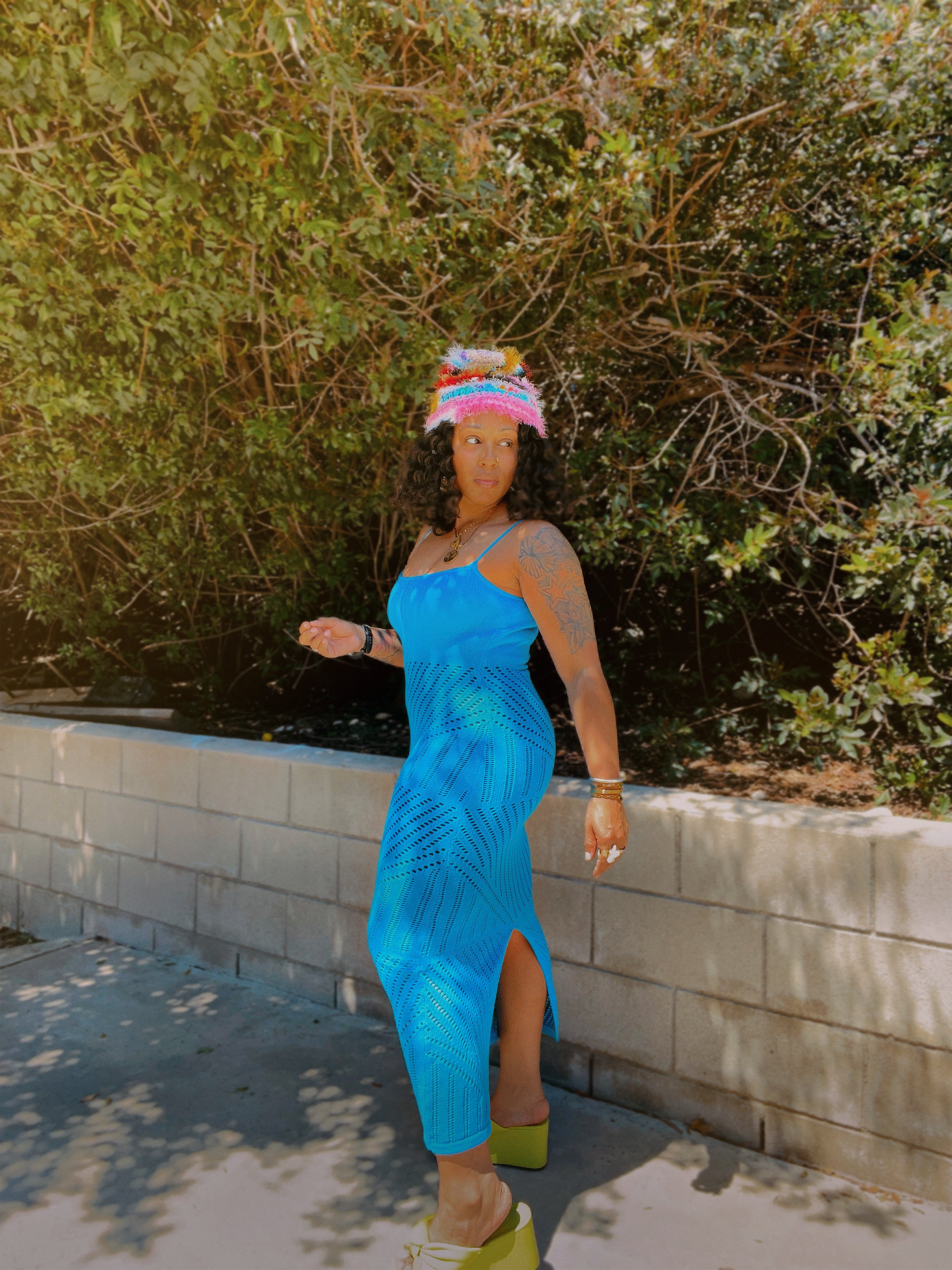 Lea Maxi Dress S / Blue / 60% Cotton, 40% Acrylic Lea Maxi Dress S / Blue / 60% Cotton, 40% Acrylic