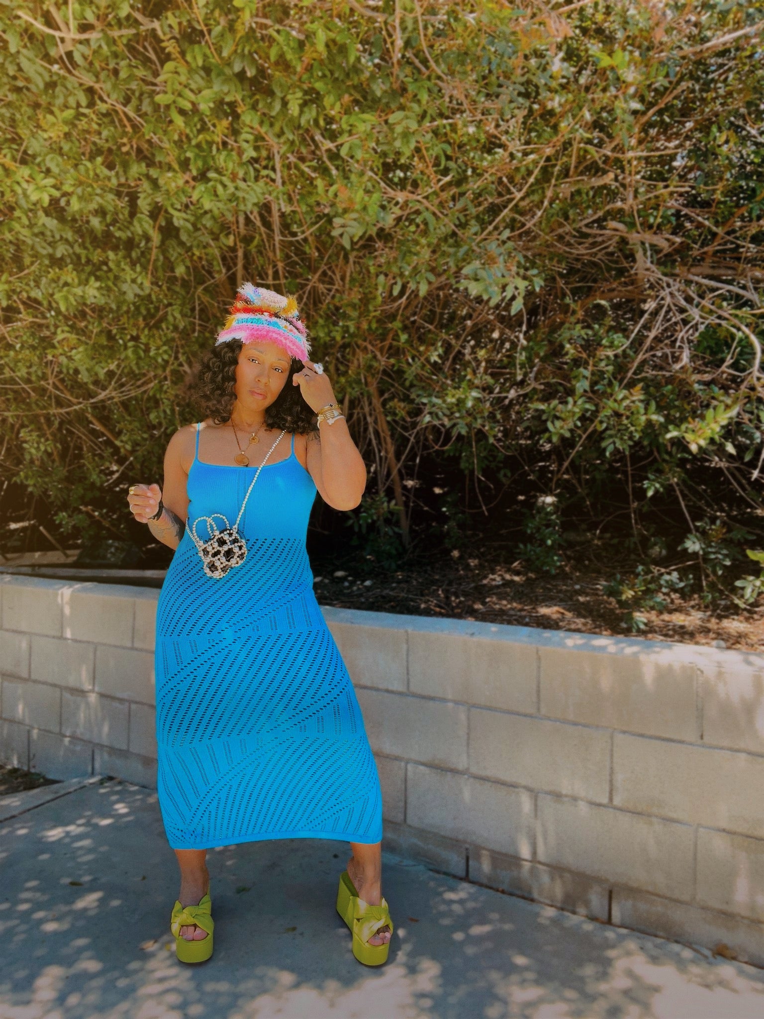 Lea Maxi Dress S / Blue / 60% Cotton, 40% Acrylic Lea Maxi Dress S / Blue / 60% Cotton, 40% Acrylic