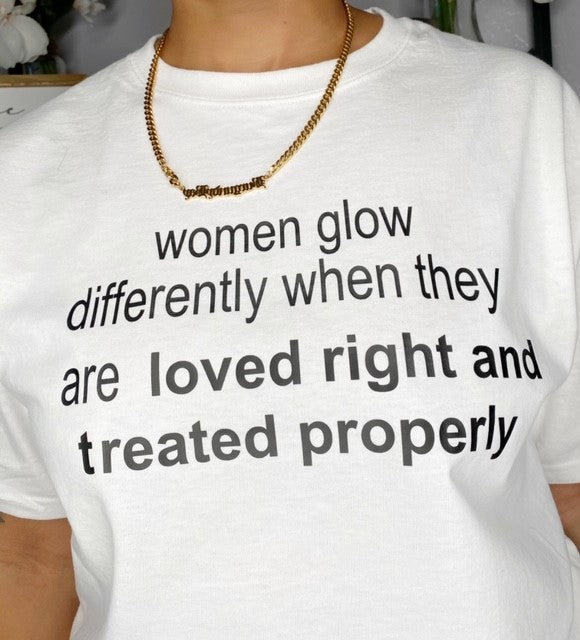 Women Glow Differently Tee